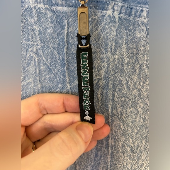 Vintage 1990s Honey Komb Ezze Wear Denim Sleeveless Jacket​ - Picture 3 of 11